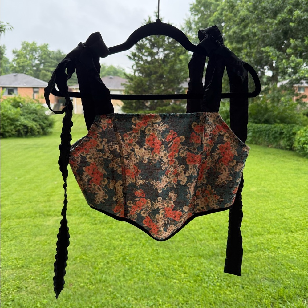 Cider Floral Corset Top
